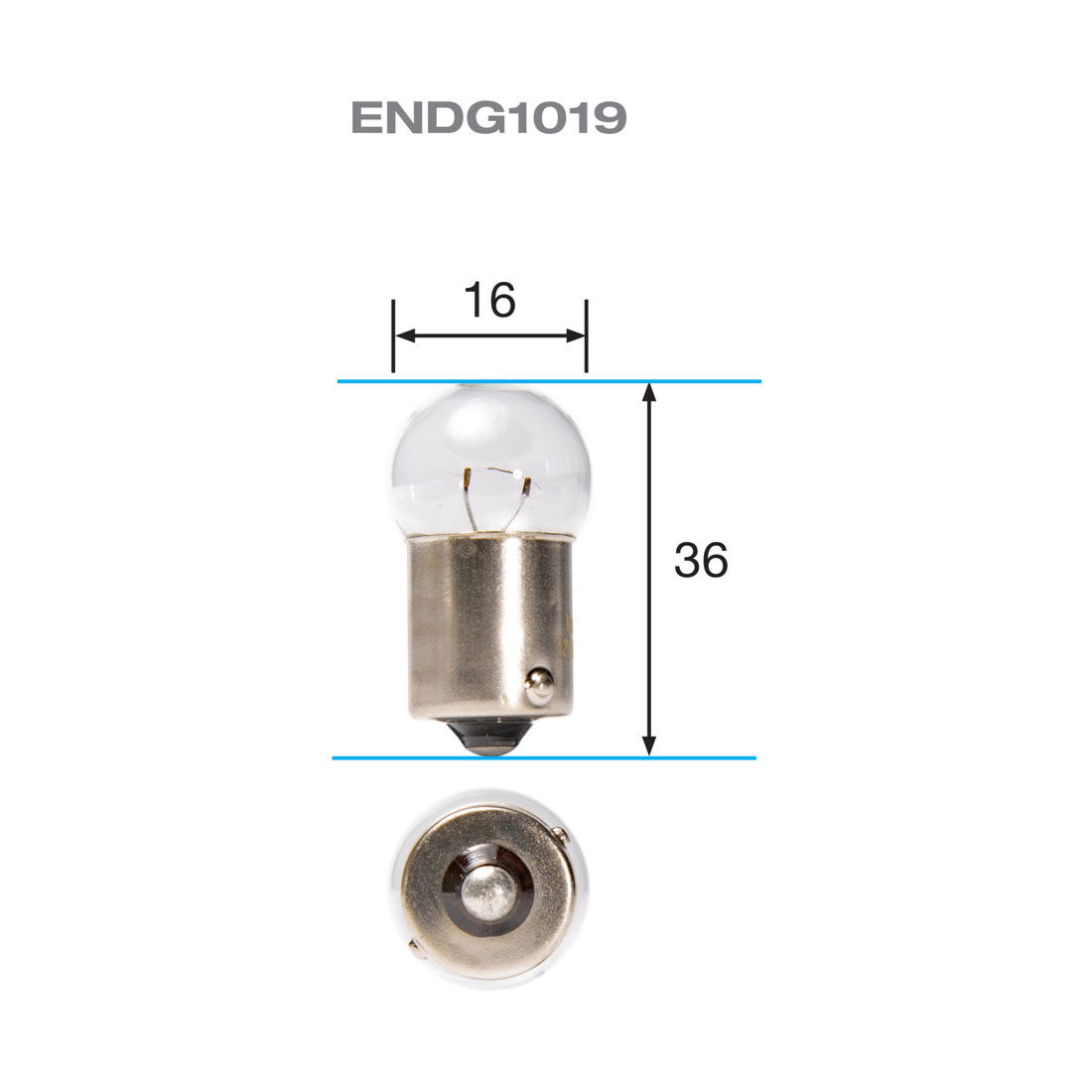 ENDURALIGHT Automotive Globes - Park/Tail 12V, 5W, BA15S, , scanz_hi-res