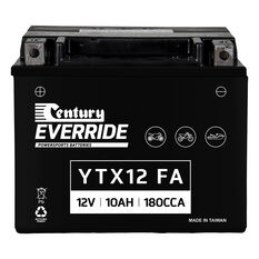 Century Powersports Small Engine Battery YTX12-BS FA, , scanz_hi-res