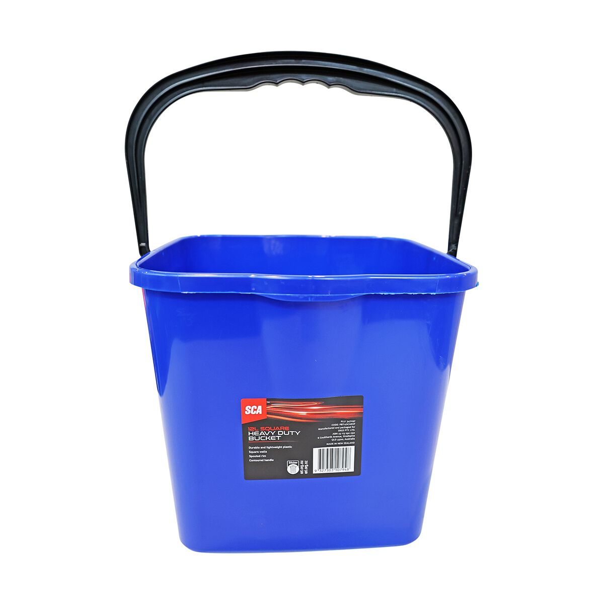 SCA Heavy Duty Square Bucket 12 Litre, , scanz_hi-res