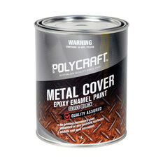 Polycraft Metal Cover Gloss Black 1 Litre, , scanz_hi-res