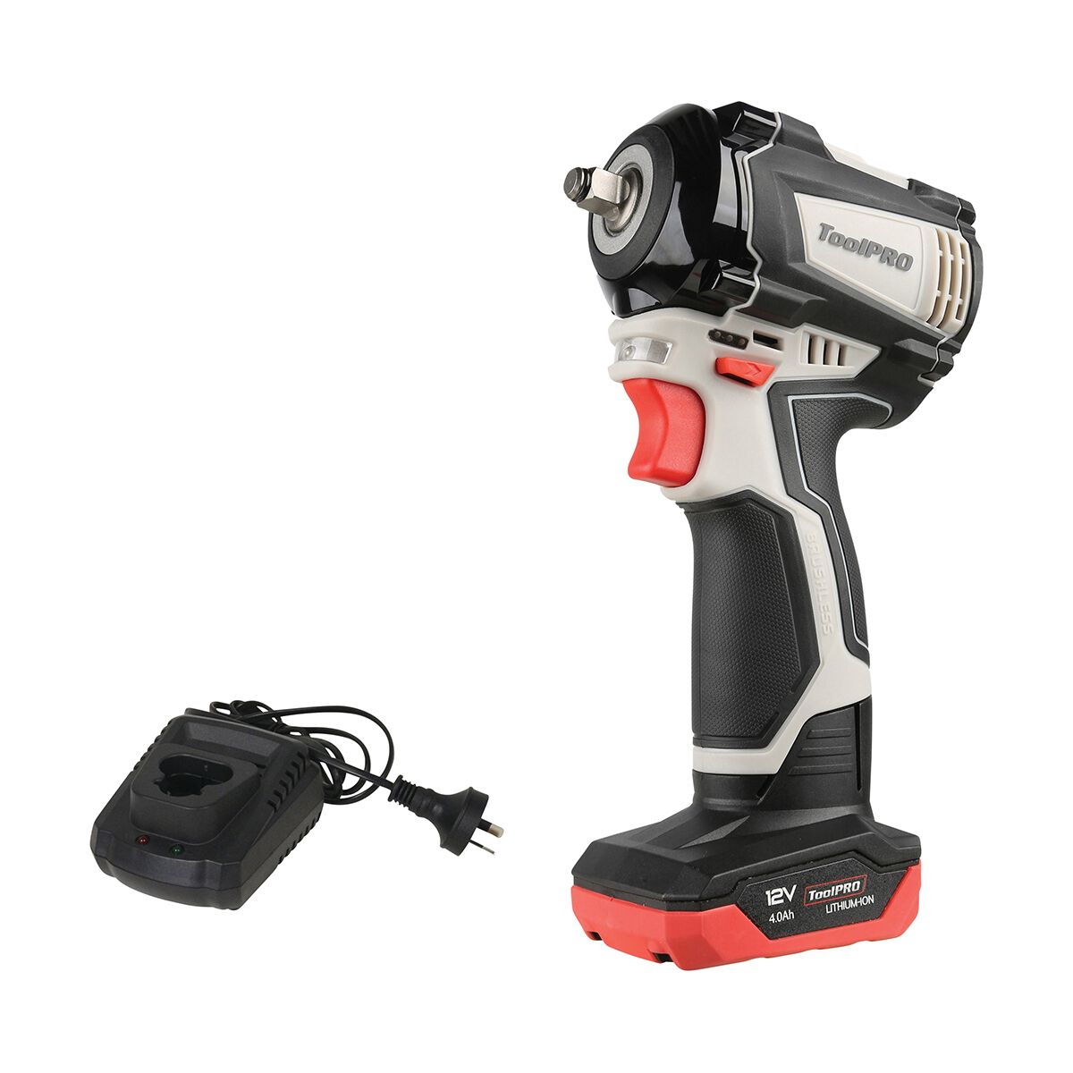 ToolPRO 12V 3/8" Brushless Impact Wrench Kit 4.0Ah, , scanz_hi-res