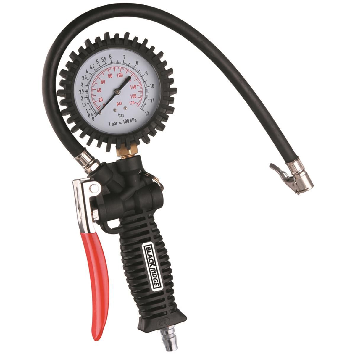 Compressor tyre inflator gauge deals