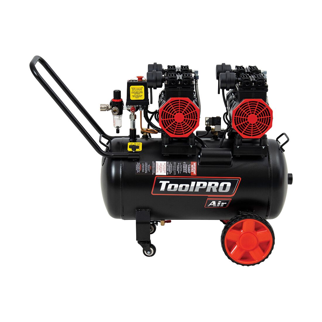ToolPRO Air Compressor Silenced 2.75HP 50 Litre tank, , scanz_hi-res