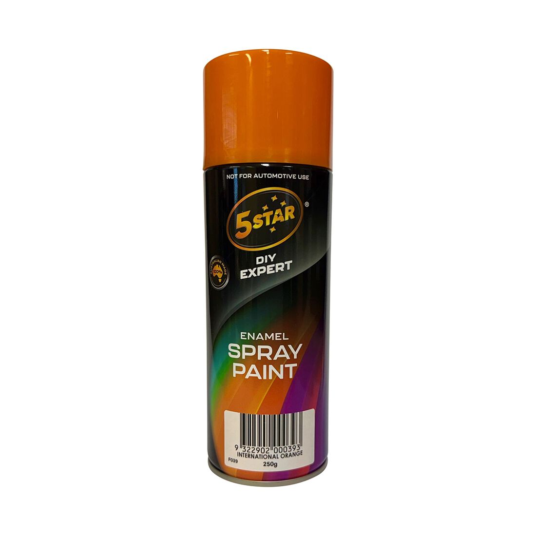 5 Star Enamel Spray Paint International Orange 250g, , scanz_hi-res