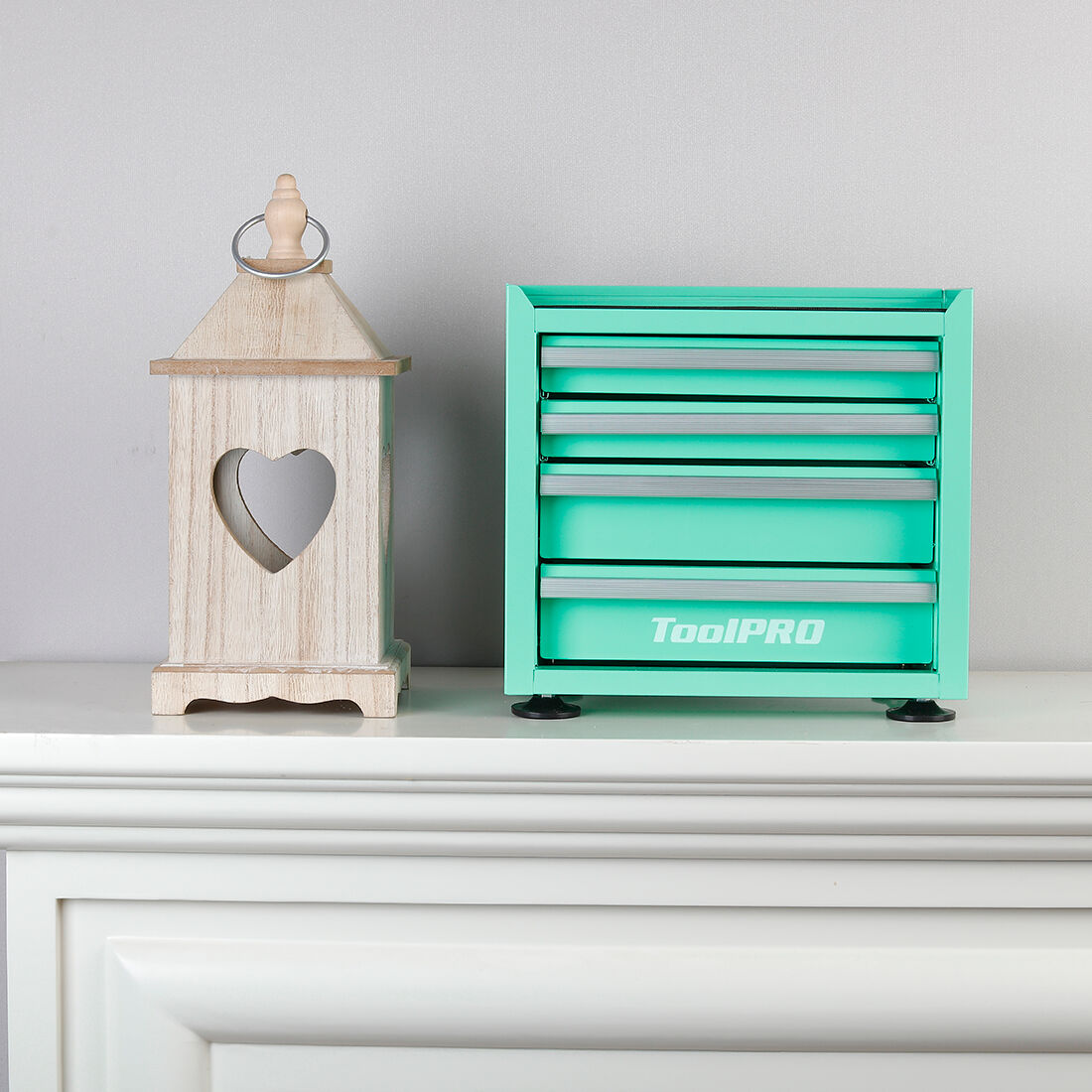 ToolPRO Mini Tool Cabinet 4 Drawer Aqua, , scanz_hi-res