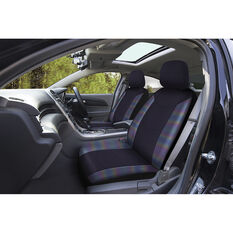 SCA Hologram Mesh Seat Covers - Black, Adjustable Headrests, Airbag compatible, , scanz_hi-res