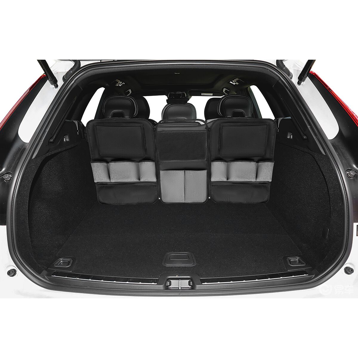 Cabin Crew Kids Repreve Triple Backseat Organiser Black/Grey, , scanz_hi-res