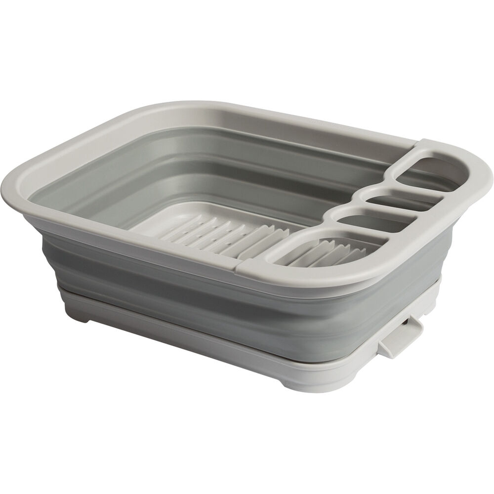 Ridge Ryder Collapsible Dish Rack Grey Supercheap Auto New Zealand Set of 2 collapsible dish drainers with removable drain on qvc.
