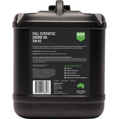 SCA Full Synthetic Engine Oil 5W-40 A3/B4 20 Litre, , scanz_hi-res