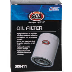 SCA Oil Filter SCO411 (Interchangeable with Z411), , scanz_hi-res