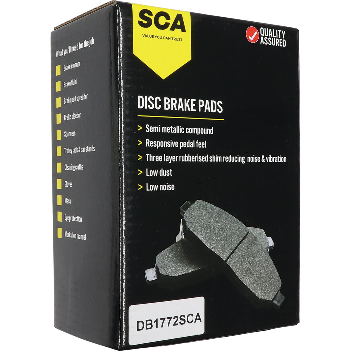 SCA Disc Brake Pads DB1772SCA, , scanz_hi-res