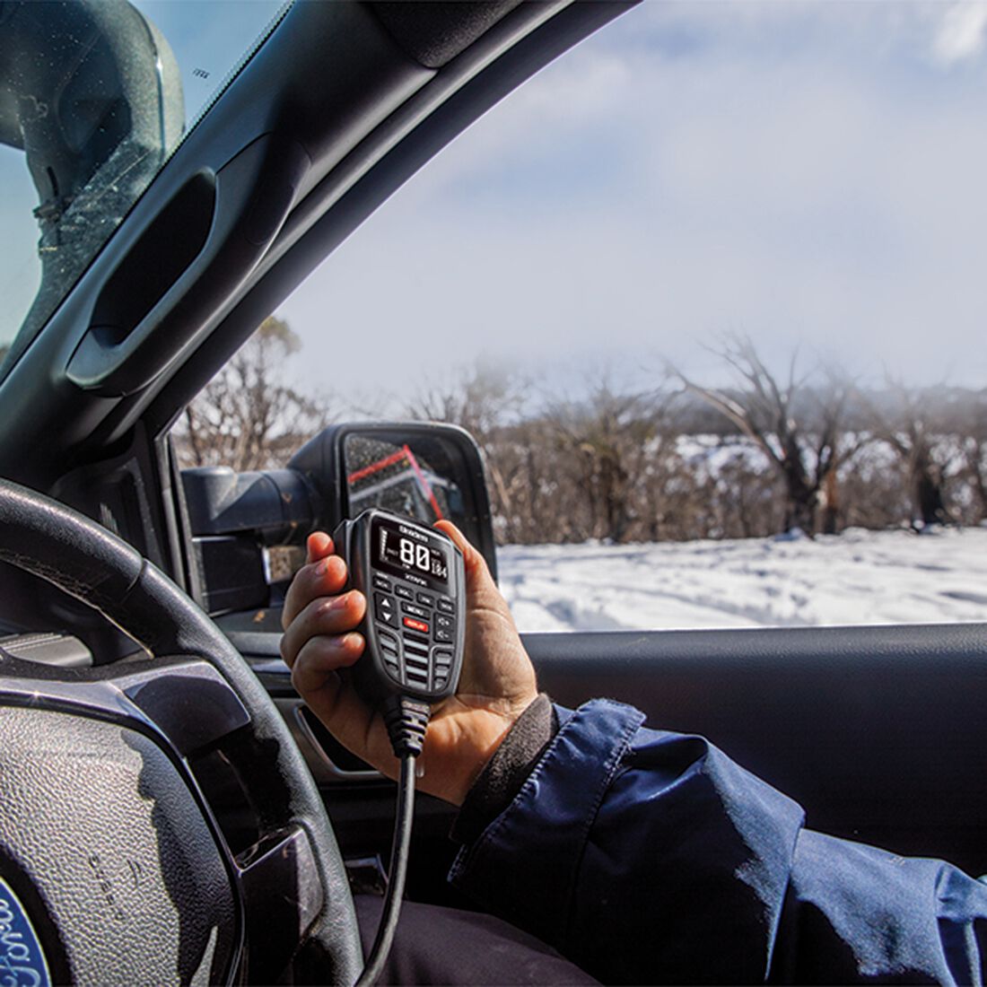 Uniden Smart UHF Radio with Large OLED Display and ATX970S Heavy Duty Antenna - XTRAK80 OFFROAD PACK, , scanz_hi-res