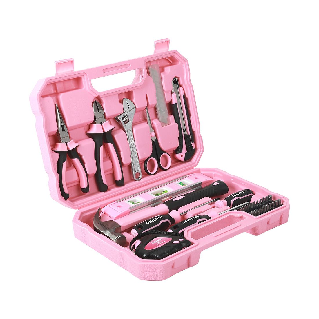 ToolPRO 32 Piece Pink Household Tool Kit, , scanz_hi-res