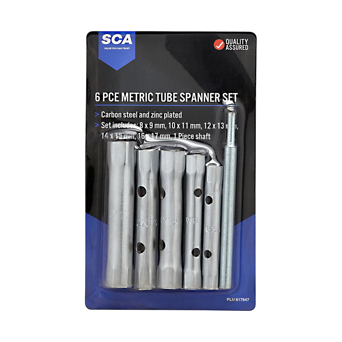 SCA Spanner Set Tube Metric 6 Piece, , scanz_hi-res