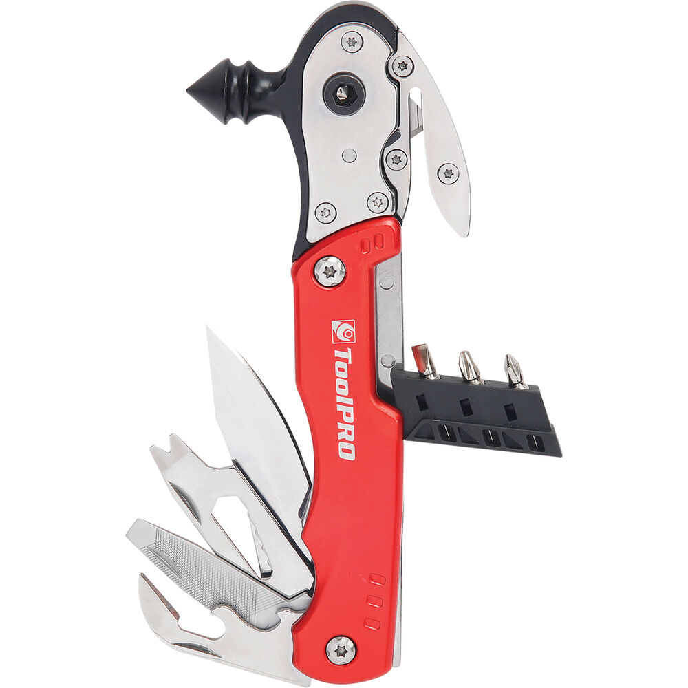 ToolPRO Multi Tool Emergency Hammer 16in1 Supercheap Auto New Zealand