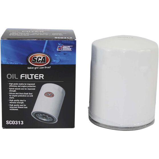 SCA Oil Filter SCO313 (Interchangeable with Z313), , scanz_hi-res