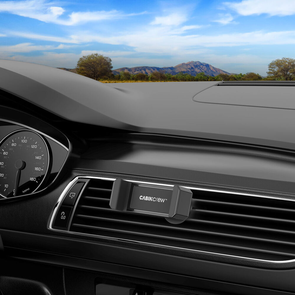 Cabin Crew Phone Holder Vent Mount Basic Black Supercheap Auto New Zealand