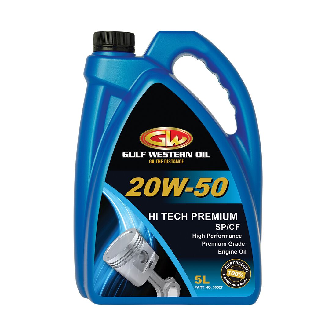Gulf Western Hi Tech Premium Engine Oil - 20W-50, 5 Litre, , scanz_hi-res
