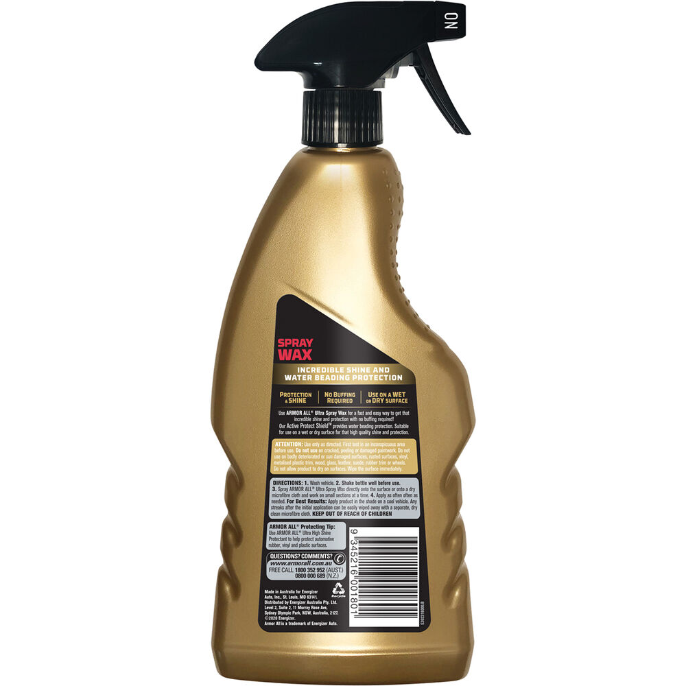 Armor All Ultra Spray Wax 500mL Supercheap Auto New Zealand