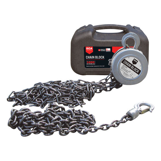 SCA Block and Tackle 3m Chain 1000kg, , scanz_hi-res