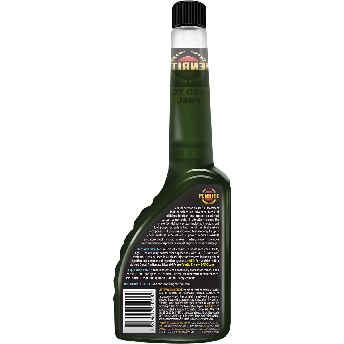 Penrite Diesel Injector Cleaner 375mL, , scanz_hi-res