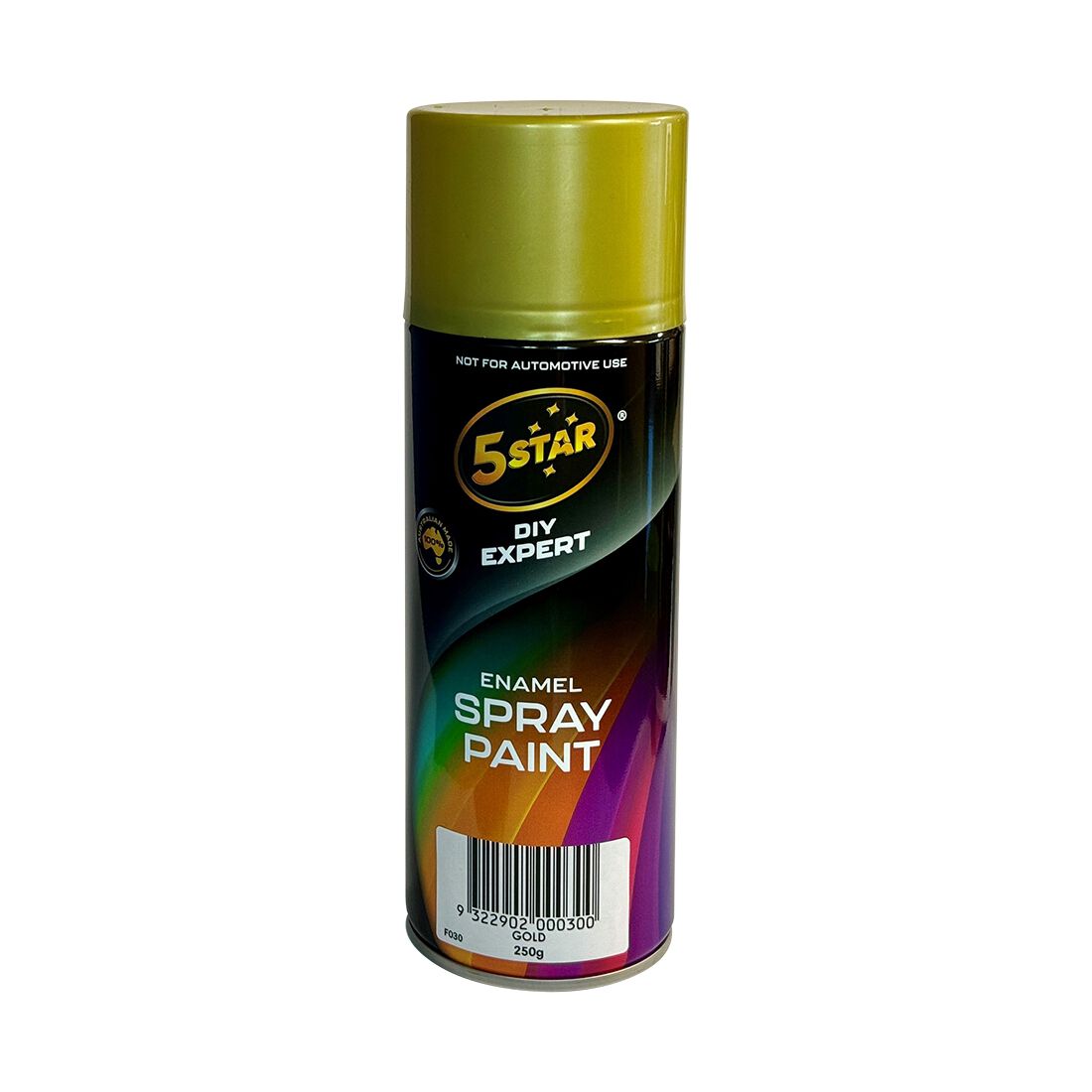 5 Star Enamel Spray Paint Gold 250g, , scanz_hi-res