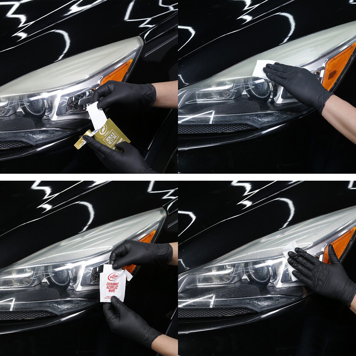 Turtle Wax Headlight Lens Renewal Wipes, , scanz_hi-res