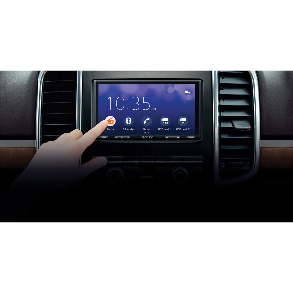 Sony XAV-AX5500 Double DIN Apple CarPlay & Android&trade; Auto Head Unit, , scanz_hi-res