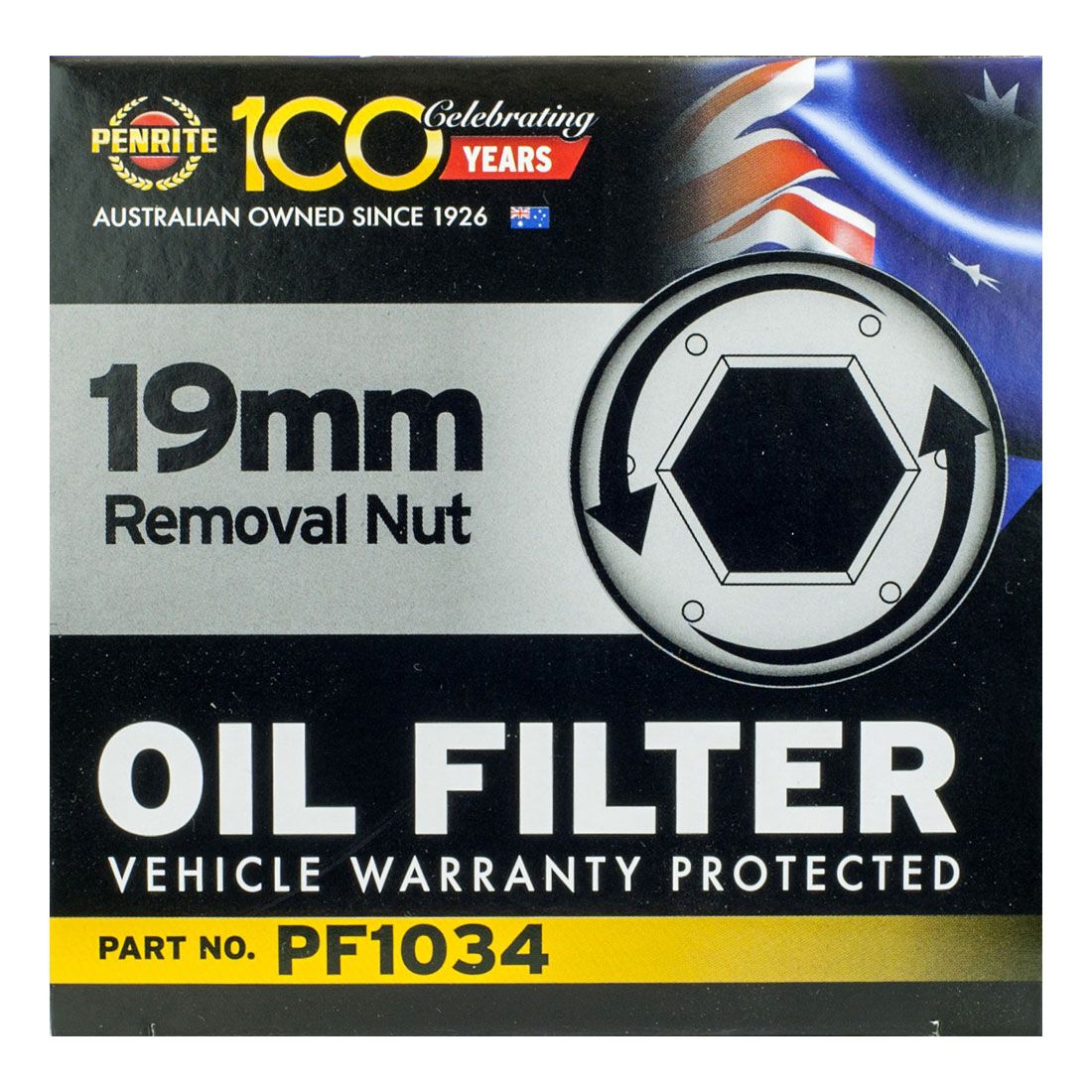 Penrite Oil Filter PF1034 (Interchangeable with Z416 & Z502), , scanz_hi-res