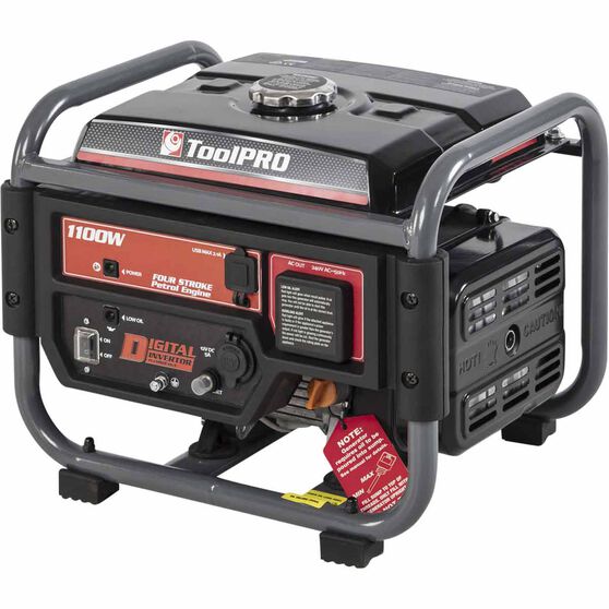Toolpro Digital Inverter Generator Open Frame 1100w Supercheap Auto New Zealand