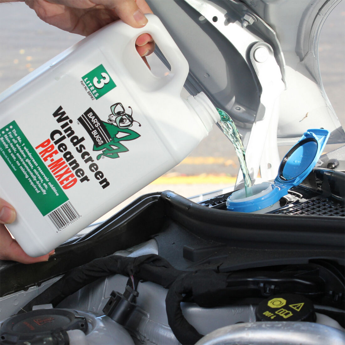 Bar's Bugs Pre-mix Windscreen Cleaner 3 Litre, , scanz_hi-res