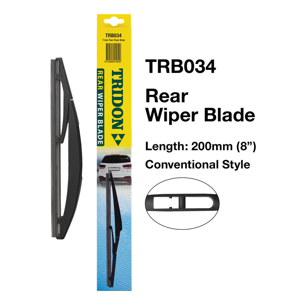 Tridon Rear Wiper Blade 200mm (8") Single TRB034 Supercheap Auto