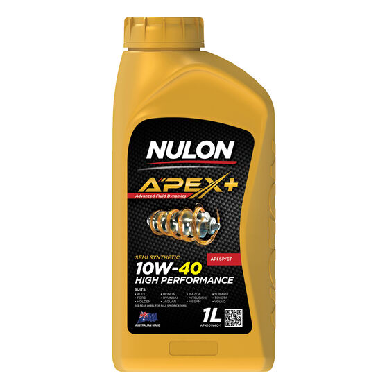 Nulon Apex+ 10W-40 Long Life Performance 1 Litre, , scanz_hi-res