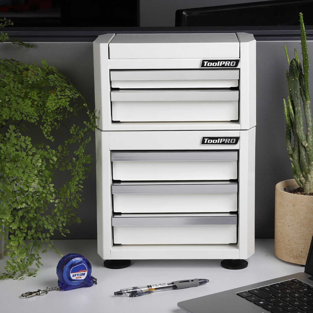 ToolPRO Mini Edge Tool Cabinet White, , scanz_hi-res