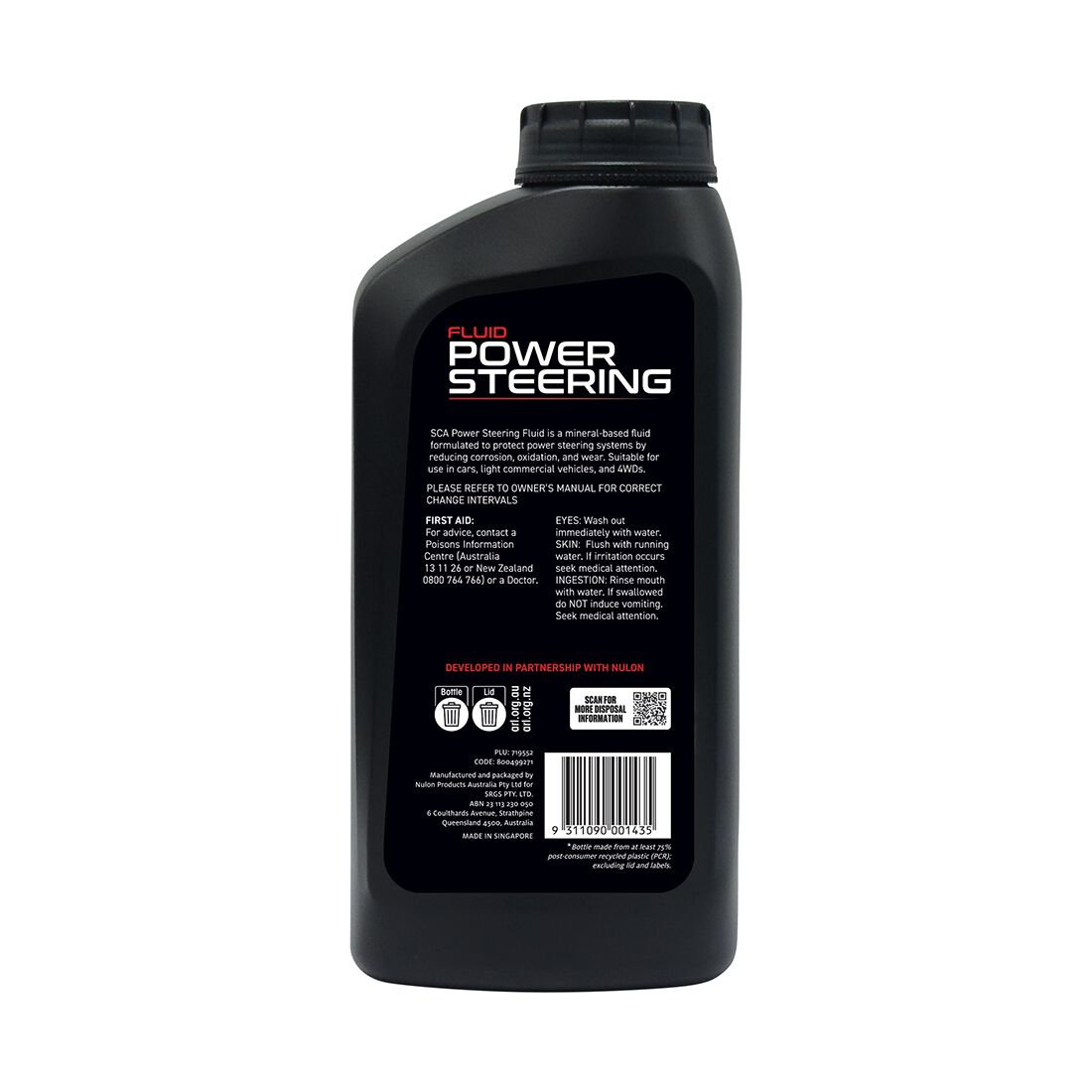 SCA Power Steering Fluid 1 Litre, , scanz_hi-res