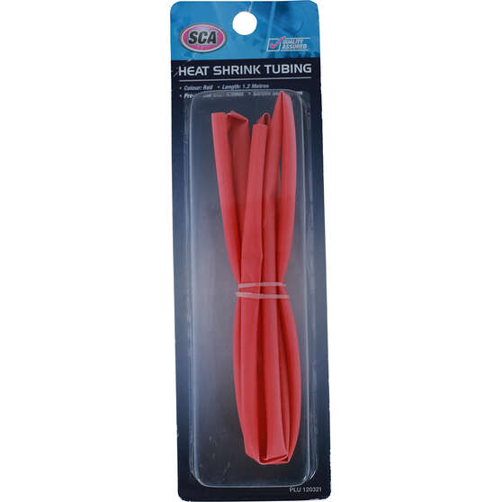 SCA Heat Shrink Tubing - Red, 6.8mm x 1.2m, , scanz_hi-res