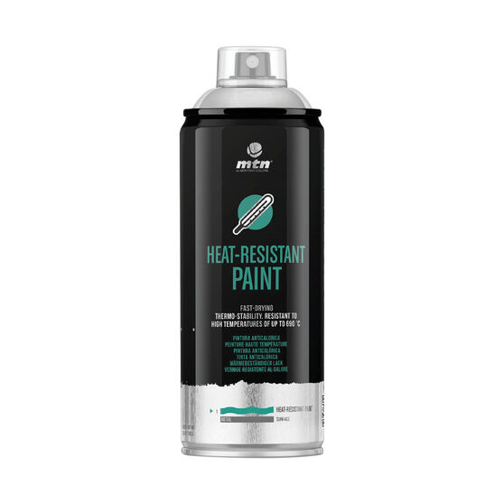 MTN Pro Silver Heat Resistant Spray Paint 400mL, , scanz_hi-res