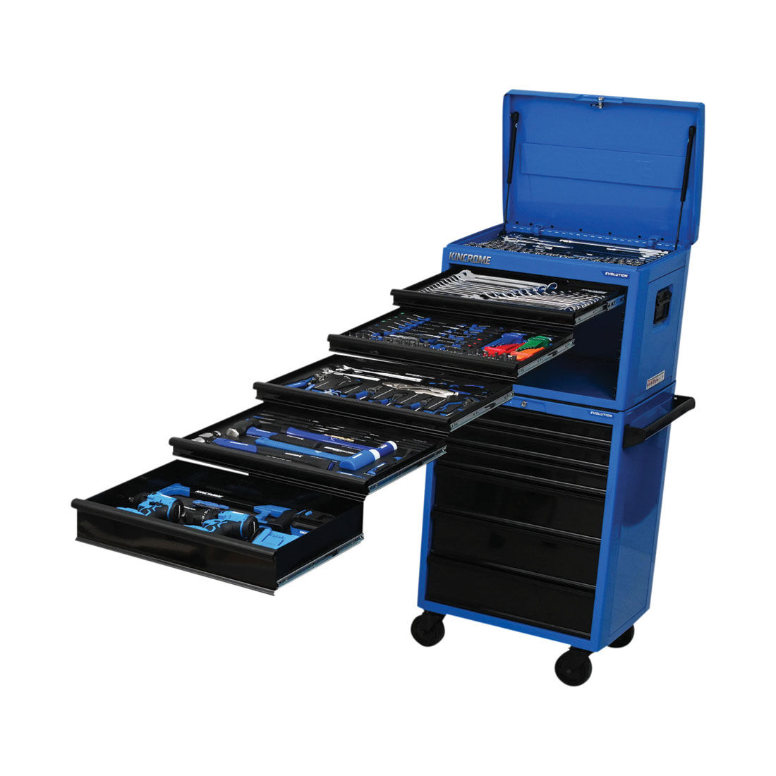 Kincrome EVOLUTION Chest Tool Kit 257 Piece 7 Drawer 26", , scanz_hi-res