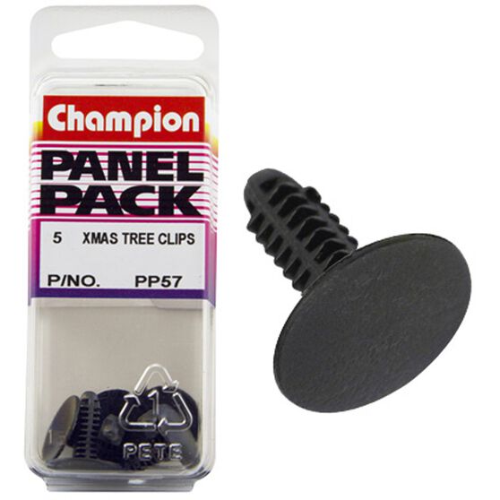 Champion Panel Pack Christmas Tree Clips PP57, Black, , scanz_hi-res
