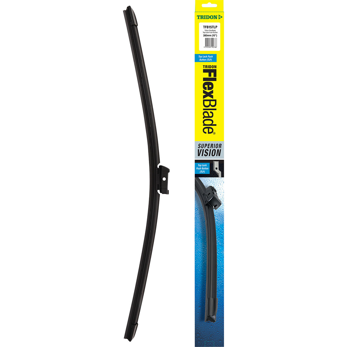 Tridon FlexBlade Wiper 380mm (15") Single - TFB15TLP, , scanz_hi-res