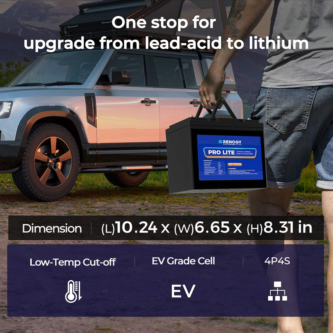 Renogy Lithium Deep Cycle Battery 12.8V 100Ah, , scanz_hi-res