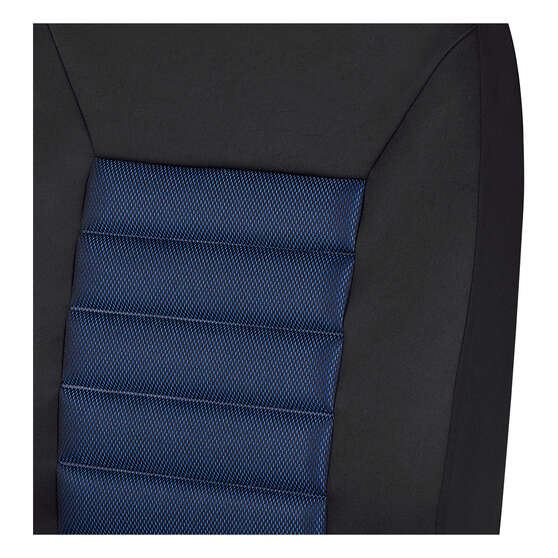 SCA Memory Foam Seat Covers Blue Adjustable Headrests Airbag Compatible, , scanz_hi-res