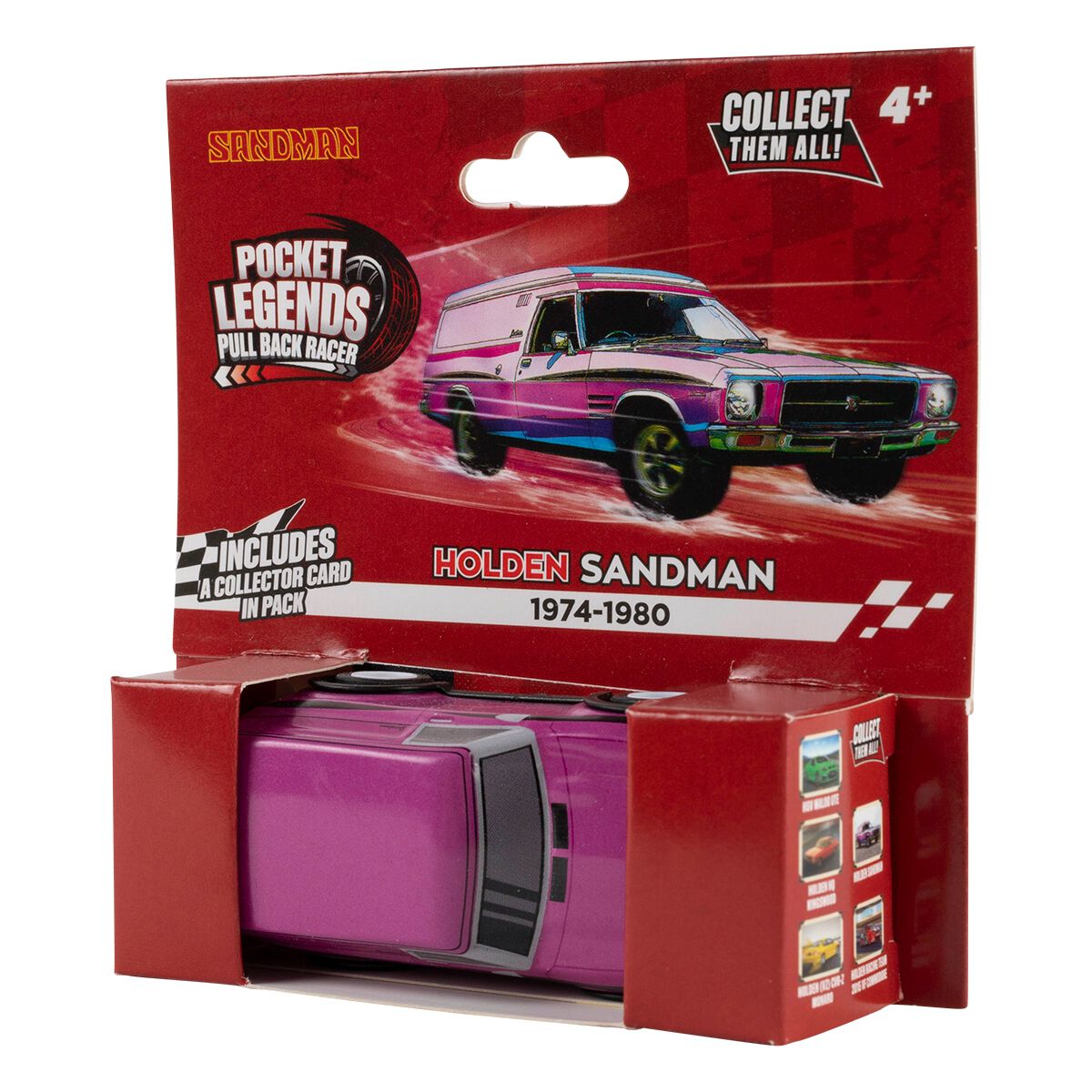 Pocket Legends Pull Back Racer - Sandman, , scanz_hi-res