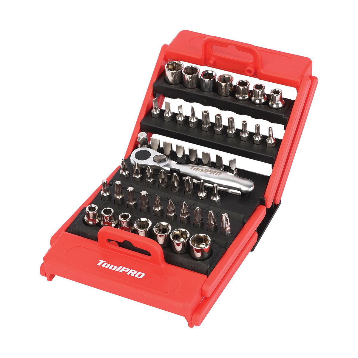 ToolPRO 53pc Screwdriver Socket & Bit Set, , scanz_hi-res