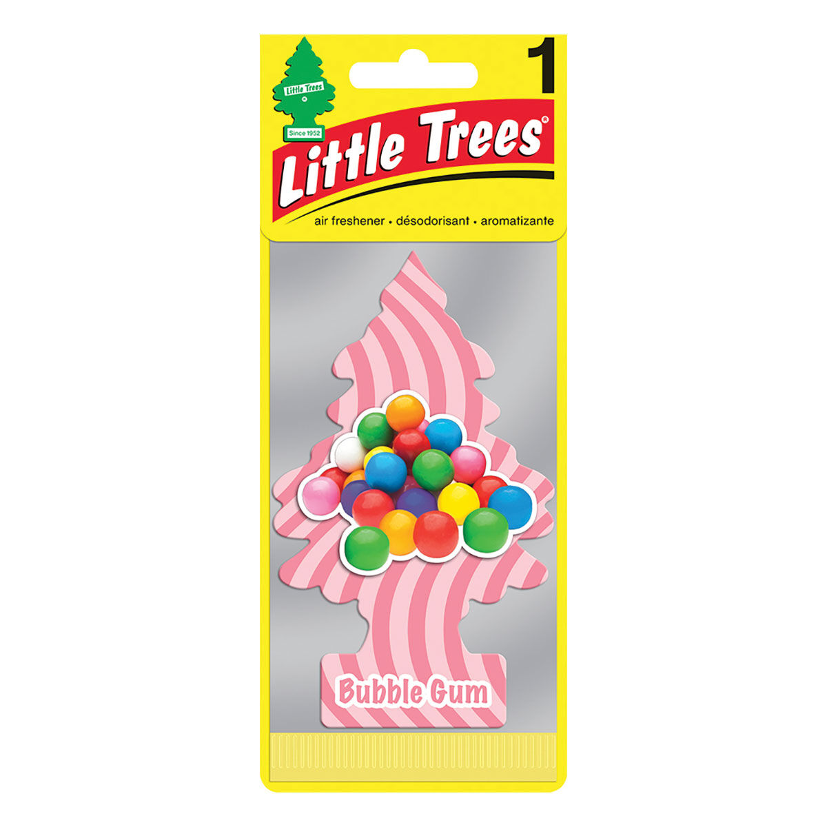 Little Trees Air Freshener - Bubblegum 1 Pack, , scanz_hi-res