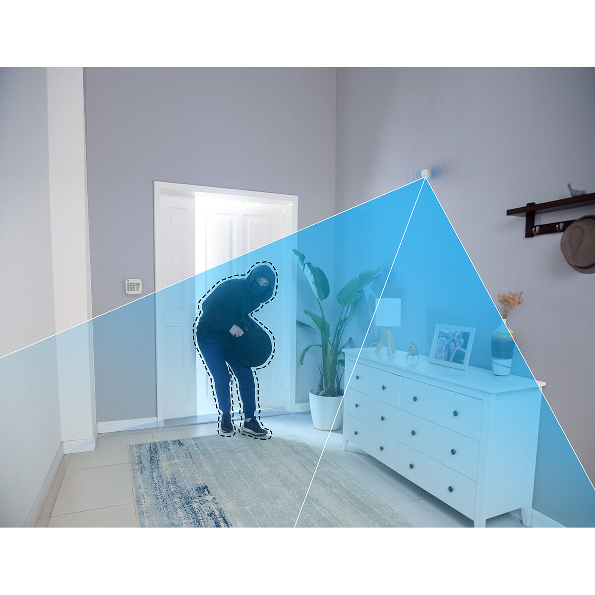 Eufy Wireless Motion Sensor, Add On - T8910C21, , scanz_hi-res