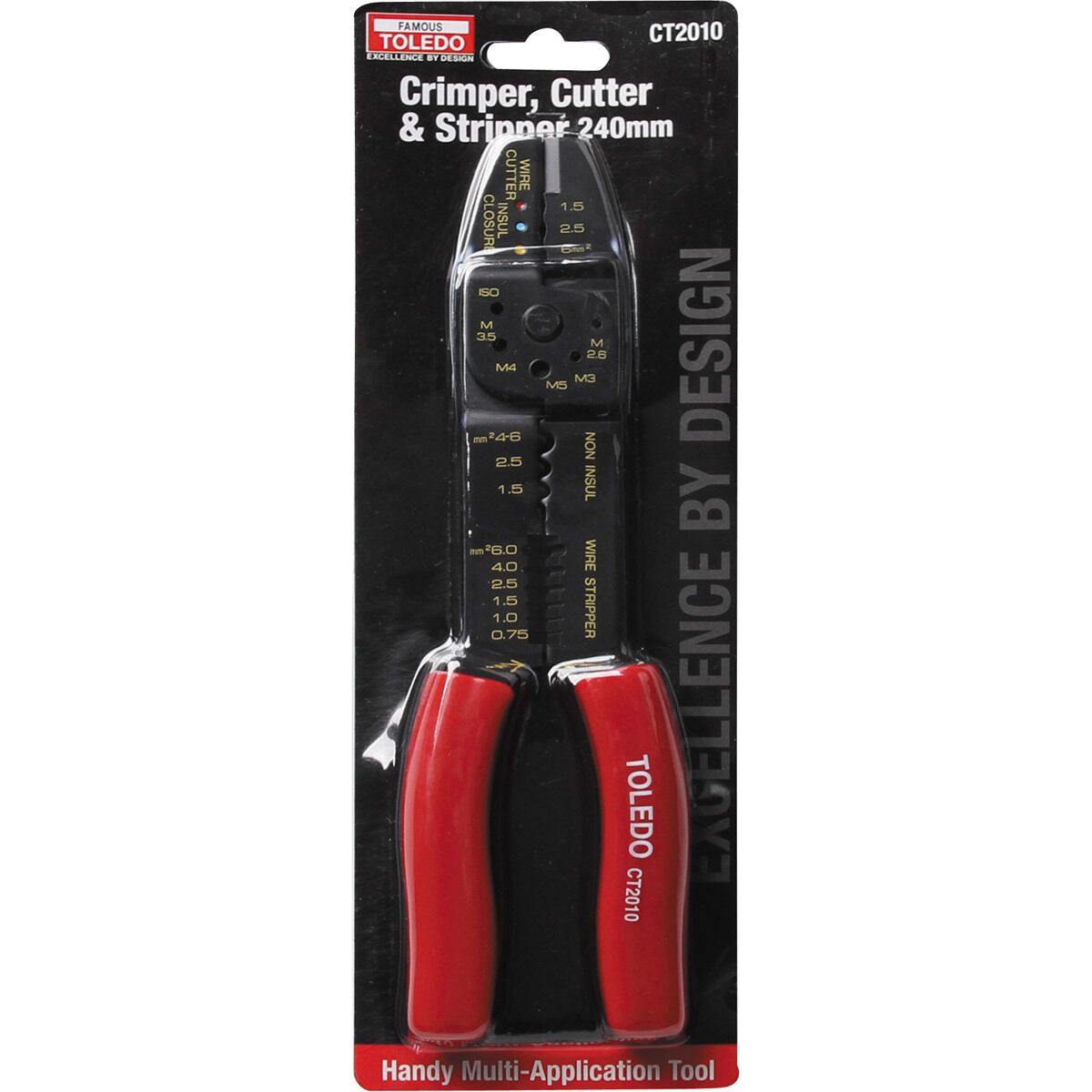 Toledo Crimper, Cutter and Stripper - 240mm, , scanz_hi-res