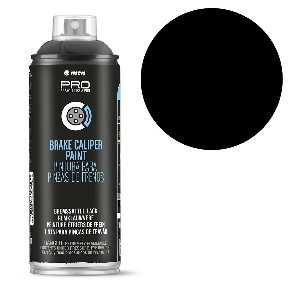 MTN PRO Caliper Paint Black Satin 400ml Spray Paint, , scanz_hi-res