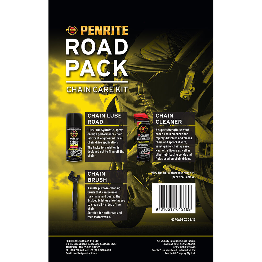 Penrite Motorcycle Chain Care Pack Road