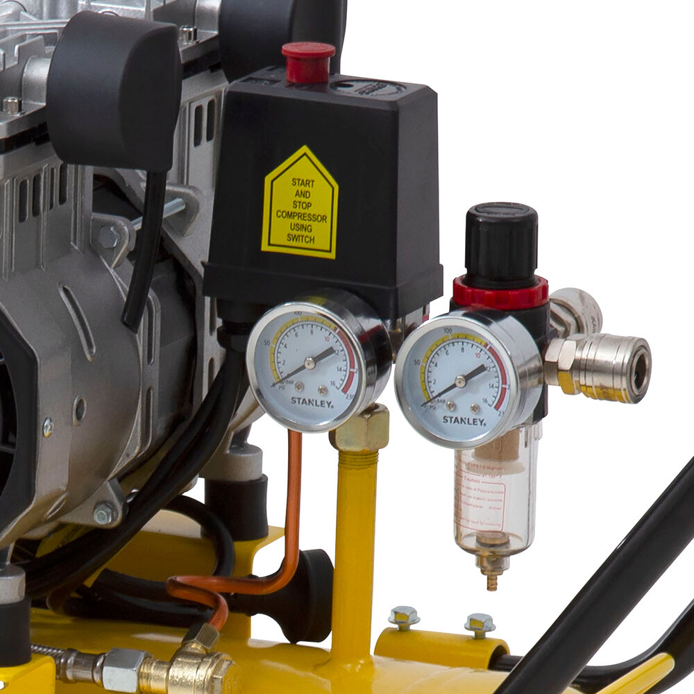 Stanley Air Compressor Silent 2.75HP 50 Litre tank Supercheap Auto